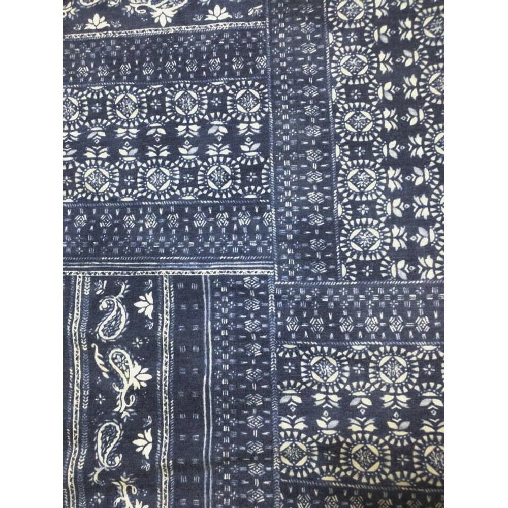 Sonoma Sleeveless French Terry Tank Dress Blue Bandana Print Women's Size XS - Picture 3 of 4